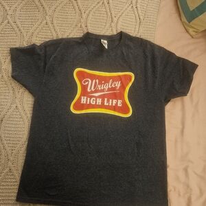 Rare MLB Cubs Wrigleyville Miller High Life  Limited Edition Meme Humor T-Shirt